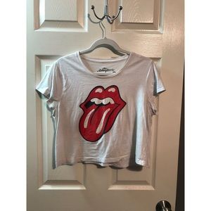 The Rolling Stones crop top